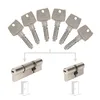 Image de Pack de 2 cylindres Bricard Astral s'entrouvrant: 30+30 & 30+60 avec 6 clés.