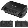 Image de LAGRANGE - Gaufrier Mini Maxi, 900W, Multifonctions, Croque-monsieur XXL 120x120, livré avec les jeux de plaques Gaufres & Croque-monsieur, Nettoyage facile, 028462