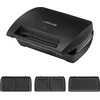 Image de LAGRANGE - Gaufrier Mini Maxi, 900W, Multifonctions, Croque-monsieur XXL 120x120, livré avec les jeux de plaques Gaufres & Croque-monsieur & Panini, Nettoyage facile, 028662