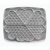 Image de Jeu de plaques traditionnelles 6 gaufres coeur 030521 Super 2 Lagrange