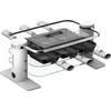 Image de LAGRANGE Appareil à raclette 6 personnes, 750 W, Plateaux verre, plateau supérieur démontable pour nettoyage simplifié, Repose poêlons intégré, Design épuré, Bouton marche/arrêt, 079601