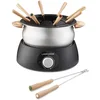 Image de LAGRANGE, Appareil à fondue électrique 8 personnes, 1,5 L, fabrication française, pour tous types de fondues, thermostat réglable, poignées en bois, 900W, 349015