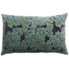 Image de HOUSSE de COUSSIN IMPRIME ARIANE PÉTROLE