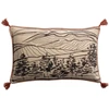 Image de Vivaraise DUSKO HOUSSE DE COUSSIN BRODE SIENNE