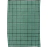Image de WINKLER Torchon Metis Kilia carreaux vert de gris - 50 x 70 cm