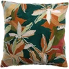 Image de HOUSSE DE COUSSIN BRODE ALINA PETROLE