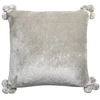 Image de HOUSSE DE COUSSIN TENDER POMPONS PERLE