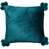 Image de HOUSSE DE COUSSIN TENDER POMPONS PAON