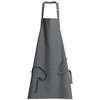 Image de WINKLER Tablier de cuisine Dario recyclé ombre - 85 x 72 cm