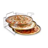 Image de 3 plaques à pizza avec support Baumalu
