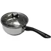 Image de Casserole inox avec couvercle en verre 20 cm Baumalu