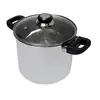 Image de Marmite traiteur en inox avec couvercle en verre 28 cm Baumalu