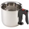 Image de BAUMALU - Saucière Bain-Marie - Acier Inoxydable 18/10 Haut de Gamme - Tous Feux dont Induction - Triple Fond Diffuseur - Graduation Interne - Ø16cm, 1,5L, Argente, Argenté