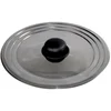 Image de BAUMALU - Couvercle Multi-Degrés Universel - Acier Inoxydable Haut de Gamme - Bouton Bakélite, Bord en Escalier - Pour Ustensiles de Ø22, 24 et 26 cm (Lot de 2)