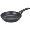 Image de Baumalu, Poêle à frire 24 cm, Modèle Thermo Régul, Noir, Revêtement antiadhésif, Compatible tous feux, Ergonomique, Garantie 5 ans, Idéale pour cuisson précise et uniforme
