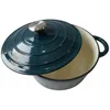 Image de Cocotte BAUMALU24 cm - Forme ronde - Bleu vert