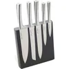 Image de Pradel Jean Dubost 18522 Bloc Météor Façon Wengé + 5 Couteaux de Cuisine, Argent,noir