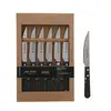 Image de Coffret de 6 couteaux grill Sense Black Edition Jean Dubost