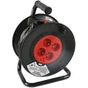 Image de EXPERT LINE - Enrouleurs de câbles électriques, Extentions d'alimentation - Enrouleur électrique 3G1mm² / 25m / 16A - Rallonge électrique 25M -4 prises avec disjoncteur thermique