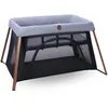 Image de Maxi-Cosi Iris2, Lit Parapluie Bébé avec Matelas 2 en 1, 0-3 Ans, 0-15 kg, Lit de Voyage Bébé, 2 Niveaux de Couchage, Fenêtre D'accès Latérale, Pliable & Léger, Matelas Extensible, Essential Grey