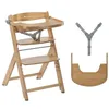 Image de Bebeconfort Timba 2 Chaise Haute en Bois, 110 kg Max