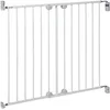 Image de Safety 1st Wall Fix Extending Metal Gate, Barrière de Sécurité Enfant Extensible, 62 102 cm, Barrière escalier, Ouverture d'une Main dans 2 Sens, Montage/Retrait faciles, Pas de Risque de Chute, Blanc