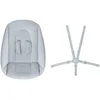 Image de Maxi-Cosi Kit Nouveau-né Nesta, Kit Accessoires Nouveau-né Pour Chaise Haute Bois Ã volutive Nesta, Réducteur Et Harnais 5 Points, De La Naissance Ã  6 mois Environ, Jusqu'à 9 kg, Beyond Sky Grey