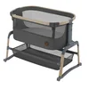 Image de Maxi-Cosi Iora Air Berceau Cododo, Maille Omniprésente, 0-6 Mois (9 kg), Lit Cododo Bebe, Mode Balancelle, 4 Inclinaisons/5 Hauteurs, Système Coulissant, Facile à Transporter, 2 Roues, Beyond Graphite