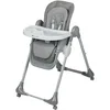 Image de Bebeconfort Olea, chaise haute, 0 à 3 ans, 0 à 15 kg, entièrement réglable, 9 positions de hauteur et 3 d’inclinaison, nettoyage facile, 4 roues pivotantes, pliage compact, Tinted Grey