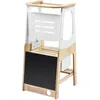 Image de Maxi-Cosi Toucan 3-en-1 tour d'observation enfant, tour Montessori en bois 1,5-99 ans, 10-150 kg, 3 hauteurs, se transforme en table et en chaise, Bois Certifié FSC 100%, Natural Wood