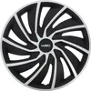 Image de WRC 007597 - 4 Enjoliveurs 14" Pouces, Turbo Bicolore, noir