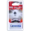 Image de MICHELIN 1 Ampoule H4 POWER+80% 60/55W, Lampe automobile pour feux de route et feux de croisement, Haute Luminosité