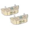 Image de Rowenta ZR005803, Lot de 2 Cartouche anticalcaires compatibles avec Les nettoyeurs Vapeur Clean & Steam et Steam Power, Transparent