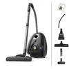 Image de Rowenta Aspirateur avec sac, Moteur basse consommation, Haute filtration, Ultrasilencieux, Eco responsable, Nombreux accessoires, Fabriqué en France, Green Force Effitech, Noir/liège RO6189EA