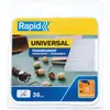 Image de Rapid - Bâtons de colle Universelle Transparente - Ø7mm x 90mm - 36pcs,115g