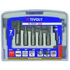 Image de TIVOLY 10503070001 - Estuche THD HEXA 6 machos HSS M3 M4 M5 M6 M8 M10 mango hexa 1/4’’+1 PP