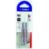 Image de TIVOLY XT505320043 - Blister CHAPA METAL/Hojas de sierra de calar largo 75 mm corte 50 mm (Envase de 2 pz.)