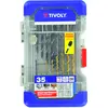 Image de TIVOLY 11901170049 Mixed 1/4" Hex Shank Drill Bits & Screw Bit Set (35 pièces)