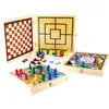 Image de Jeujura - Jeux de Société - Coffret en Bois - 100 jeux - Redécouvrir les grands classiques - Partager en famille - jeu de 54 cartes - Pions en bois et livret de règles - 11855