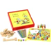 Image de Jeujura - 11861- Jeux de Société-Coffret Bois 100 Jeux Acidule