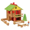 Image de Jeujura - Chalet en Bois 225 Pièces - Jeu de Construction dès 5 Ans - 1804
