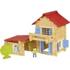 Image de Jeujura - La Maison en Bois - 140 pièces - Jeu de Construction dans sa Valise en Carton - A partir de 5 Ans - Agilité - Créativité - Manipulation - Catalogue fourni   8033