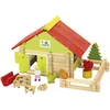 Image de Jeujura - 8050- Jeux de Construction-Ferme avec Animaux - 100 Pieces