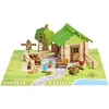 Image de Jeujura   La Maison et Son Jardin - 135 pièces - Jeu de Construction dans sa Valise en Carton - A partir de 5 Ans - Agilité - Créativité - Manipulation - Catalogue fourni   8098
