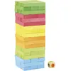 Image de Jeujura - Tour Infernale Colorée 54 Pièces - Jeu Enfant Bois - 3 Ans - 8137
