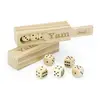 Image de Jeujura - 8194- Jeux de Société-Coffret en Bois - Yam, Beige