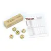 Image de Jeujura - 8195- Jeux de Société-Jeu de Yam : Coffret en Bois et Bloc de Yam, Beige