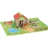 Image de Jeujura-8232-MA Premiere Petite Ferme en BOIS-80 Pieces Jeu de Construction en Bois, 8232, Taille Unique