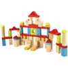 Image de Jeujura - 8243- Jeux de Construction-Construire - Blocs de Construction - 82 Pieces en Bois, 1 inch