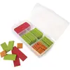 Image de Jeujura - 8987- Jeux de Société-Boite 50 Jetons en Bois